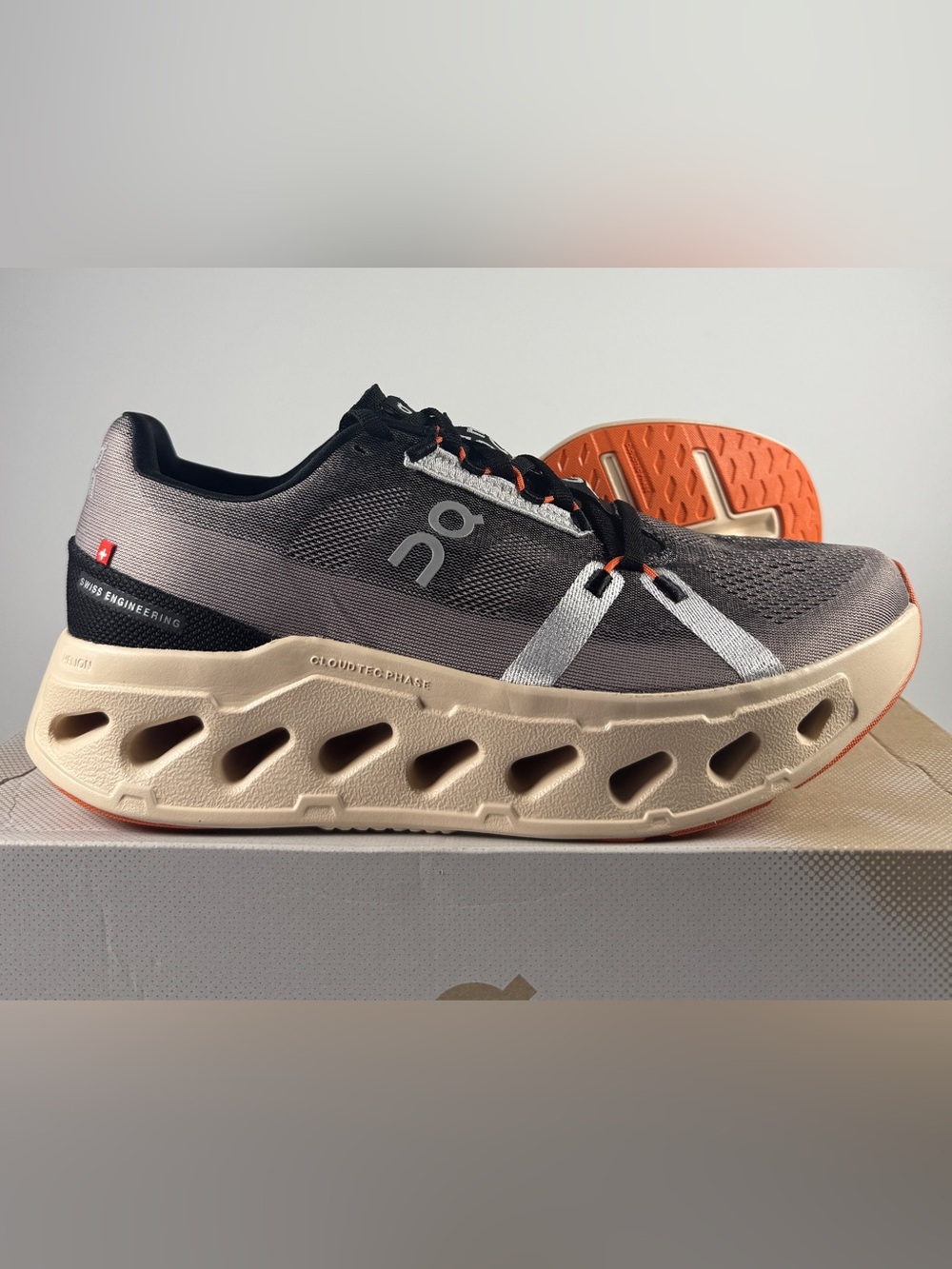 On Cloud Running Shoes Womens 11 Cloudeclipse Fade Sand Cloudtec Eclipse NEW